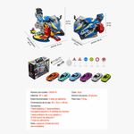 Motocicleta de Juguete Armable Racer en Color Azul con 49 Piezas
