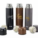 Termo de Acero Inoxidable con Aislamiento al Vacío 500 mL - Colores Surtidos