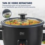 Arrocera de 10 Tazas 1.8 Litros con Recubrimiento Antiadherente DiamondForce Color Negro