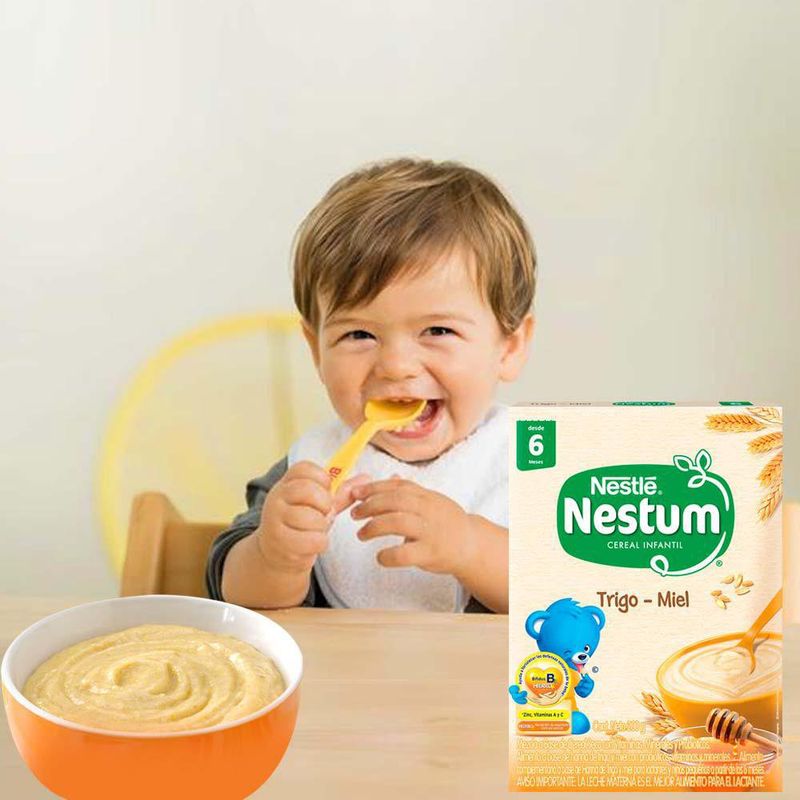 Cereal Infantil Nestum de Trigo y Miel 6+ Meses