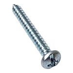 Tornillo para Lámina con Cabeza Redonda Combinada #8 x 1-1/4 plg - 100 Unidades