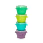 Set De Recipientes Entrelazables Snap&Go 4 Oz 4 Pzas - Melli Baby