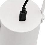 Lámpara de Mesa LED Recargable de 1 W CCT con Control Táctil y Asa en Color Blanco