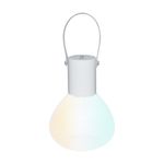 Lámpara de Mesa LED Recargable de 1 W CCT con Control Táctil y Asa en Color Blanco