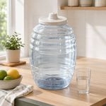 Contenedor para Bebidas de Plástico de 20 Litros con Tapadera de 29 x 29 x 47 Cm Transparente