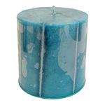 Vela Pillar para Decoración de Interiores de 8 Cm Color Turquesa