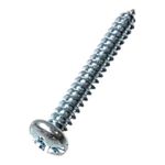 Tornillo para Lámina con Cabeza Redonda Combinada #10 x 1-1/2 plg - 100 Unidades