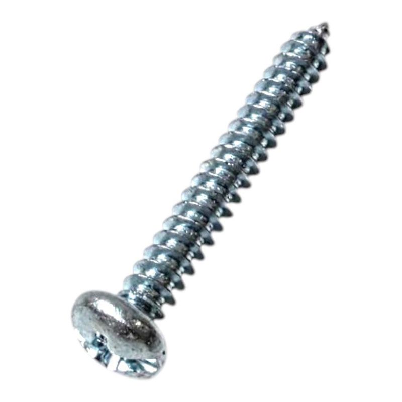 Tornillo para Lámina con Cabeza Redonda Combinada #10 x 1-1/2 plg - 100 Unidades
