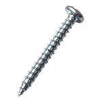 Tornillo para Lámina con Cabeza Redonda Combinada #10 x 1-1/2 plg - 100 Unidades