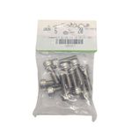 Tornillos Allen de Acero Inoxidable M6 x 20 mm en Bolsa de 10 Unidades