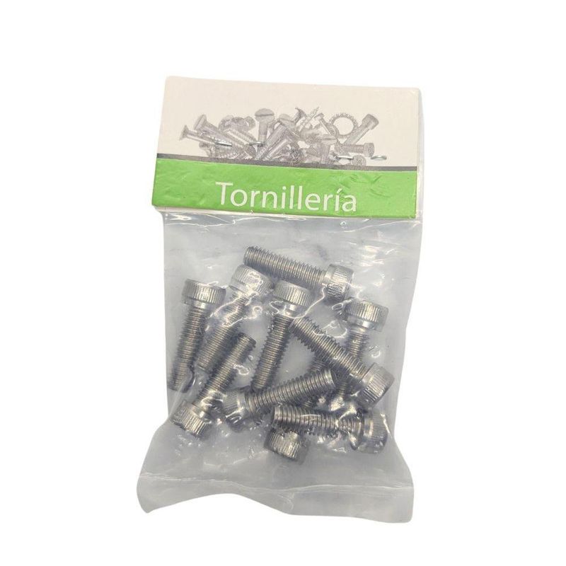 Tornillos Allen de Acero Inoxidable M6 x 20 mm en Bolsa de 10 Unidades