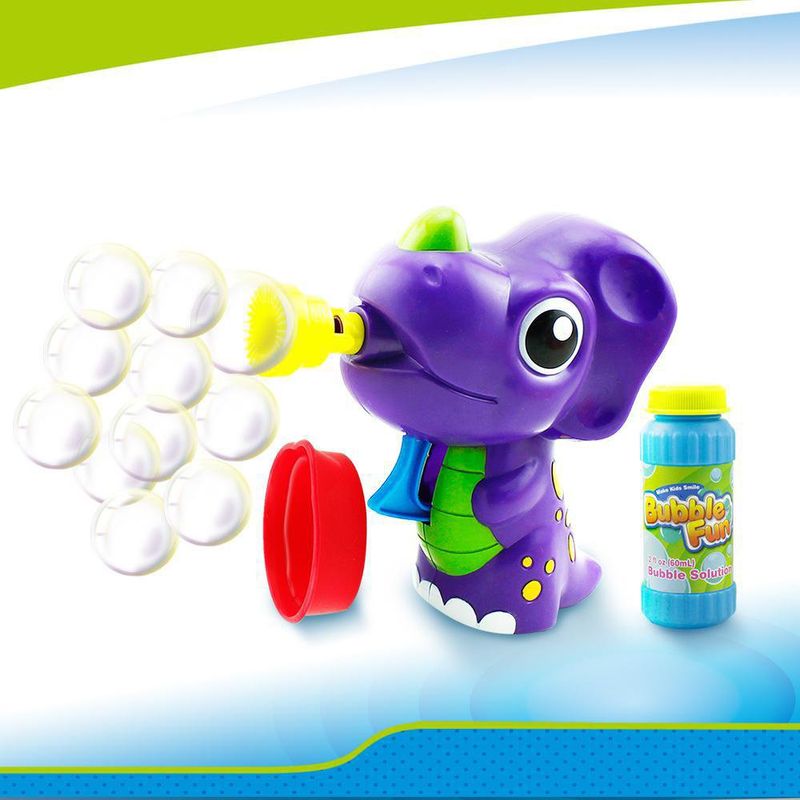 Lanza Burbujas Diseño Dinosaurio Morado - Koala Kids