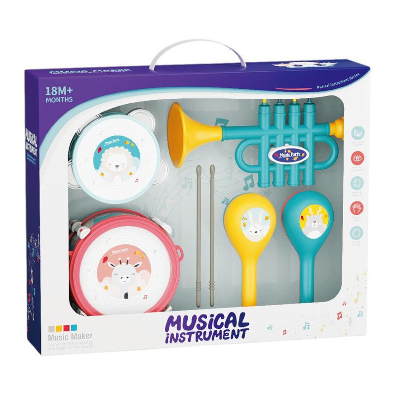 Set de Instrumentos Musicales Infantiles de 7 piezas