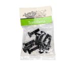 Kit de Tornillos Hexagonales Métricos de 6 x 20 mm en Bolsa con 10 Unidades