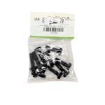 Kit de Tornillos Hexagonales Métricos de 6 x 20 mm en Bolsa con 10 Unidades