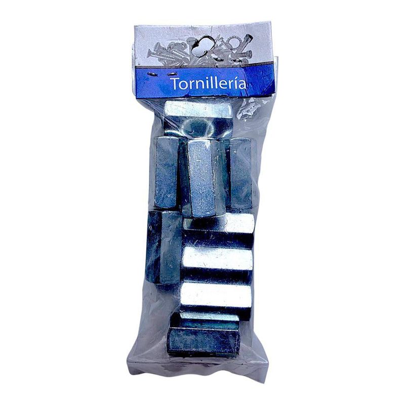 Tuerca de Unión Hexagonal de 1/2 Plg Set de 10 Unidades
