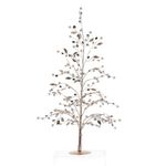 Árbol Decorativo Navideño de Ramas Color Beige 30 x 30 x 56 cm