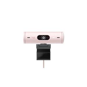 Cámara Web Full Hd Rosada Brio 500 De 1080 P - Logitech