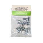 Kit de Tornillos de Estufa de 3/16 x 1-1/4 Plg con Tuercas en Bolsa de 10 Unidades