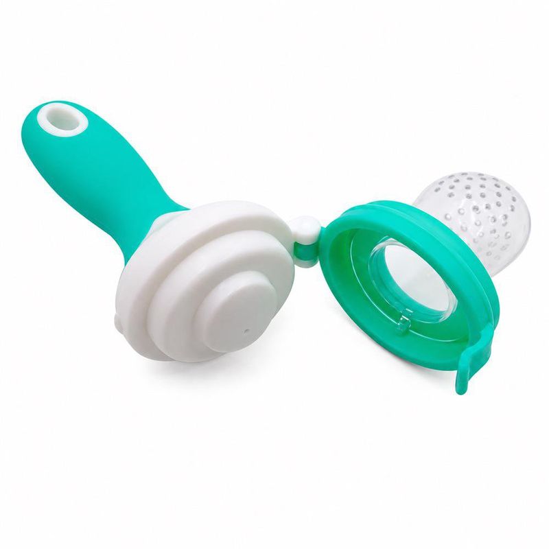 Alimentador de Silicona con Malla para Bebé - Colores Surtidos