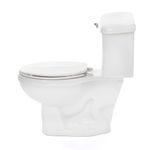 Sanitario de Dos Piezas Redondo Blanco