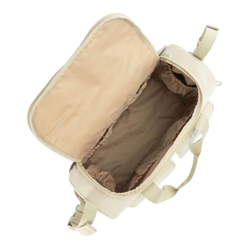 Pañalera Tipo Bolso con Múltiples Compartimentos Color Beige