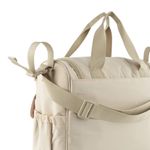 Pañalera Tipo Bolso con Múltiples Compartimentos Color Beige