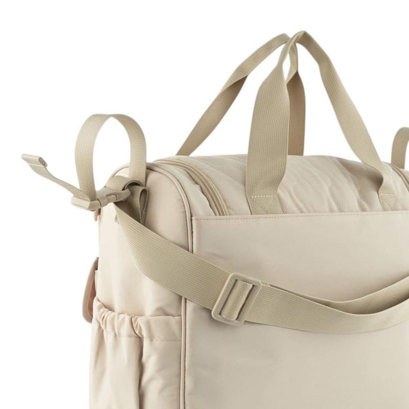 Pañalera Tipo Bolso con Múltiples Compartimentos Color Beige
