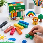Caja de Plasticina en Barra Jumbo de 8 Unidades