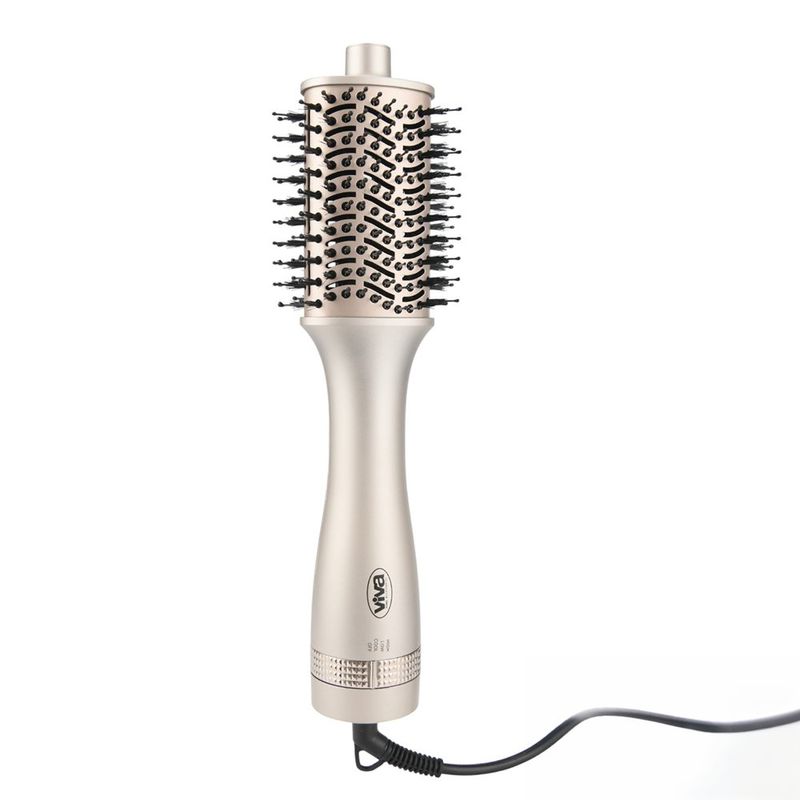 Cepillo de Cabello Eléctrico Hot Brush de Alta Potencia Color Rosado
