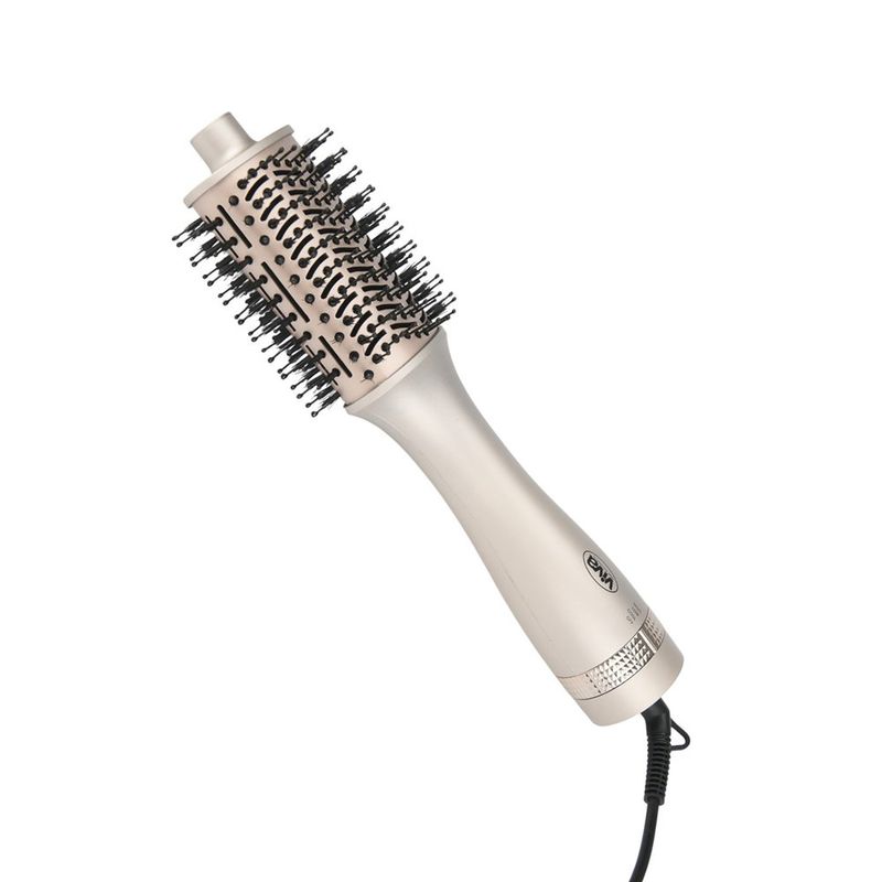 Cepillo de Cabello Eléctrico Hot Brush de Alta Potencia Color Rosado