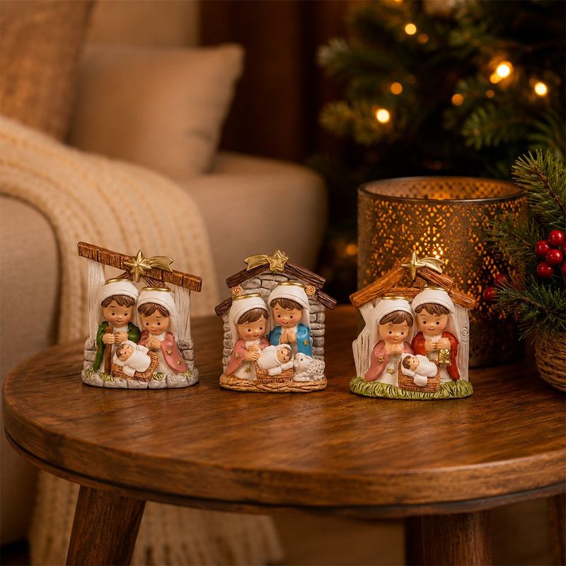 Imán Navideño de Nacimiento 6.5 x 2 x 7.5 cm - Diseño Surtido