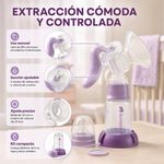Extractor de Leche Manual Sweet Essence con 2 Modos y Pacha de 5 Oz