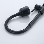 Grifo Monomando para Cocina con Resorte Agua Fría Negro