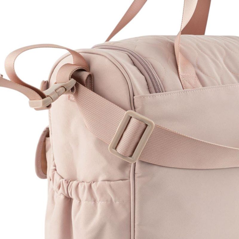 Pañalera Tipo Bolso con Múltiples Compartimentos Color Rosado