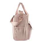Pañalera Tipo Bolso con Múltiples Compartimentos Color Rosado