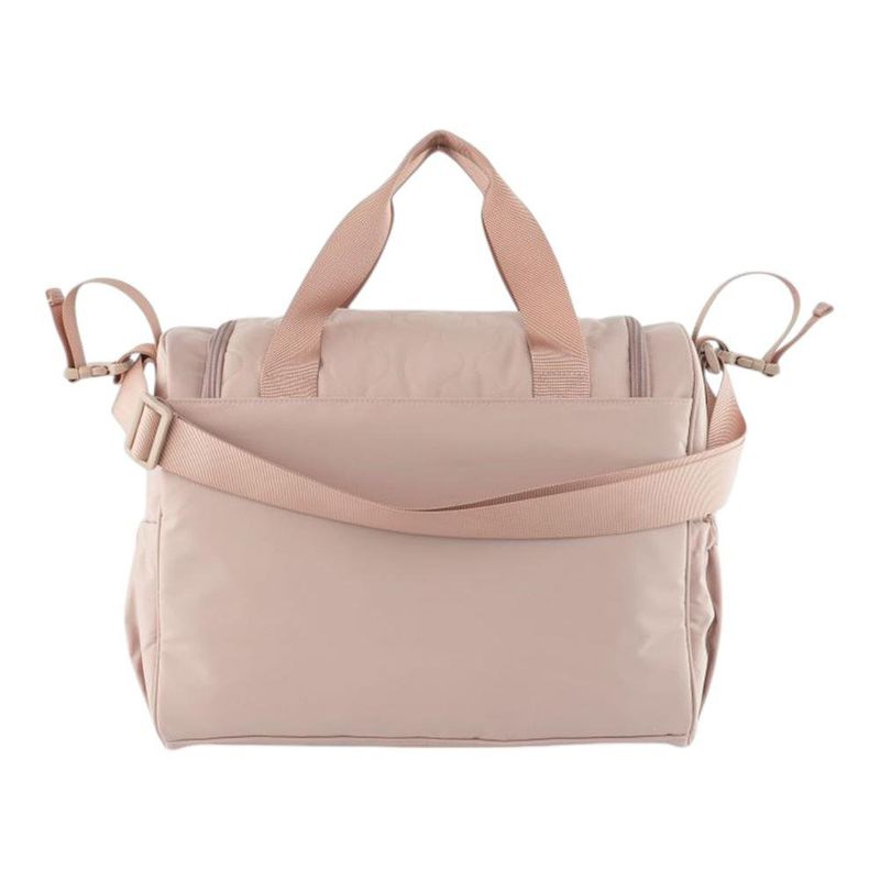 Pañalera Tipo Bolso con Múltiples Compartimentos Color Rosado