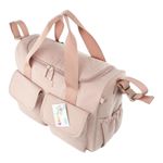 Pañalera Tipo Bolso con Múltiples Compartimentos Color Rosado