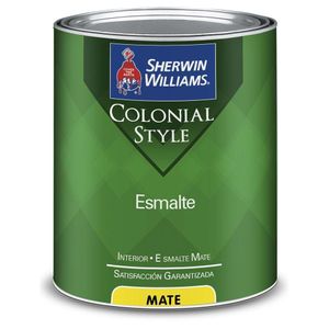 Esmalte Colonial Color Naranja Pasional de 1 Galón