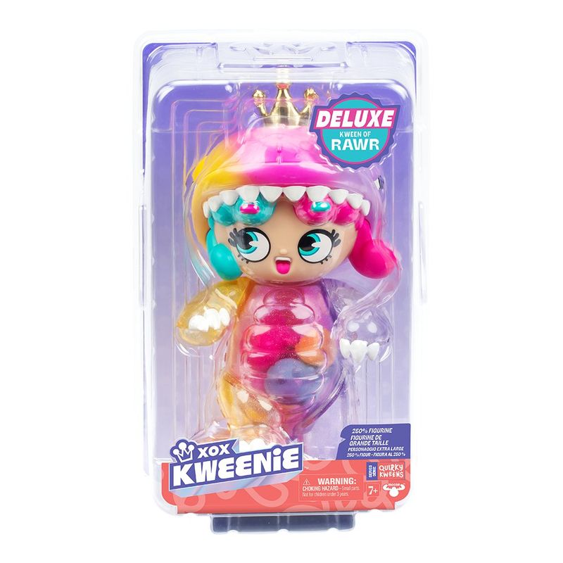 Muñeca Coleccionable Deluxe Kweenie Serie Kween of Rawr 28 Cm con Articulación