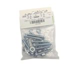 Kit de Tornillos de Estufa de 3/16 x 1-1/4 Plg con Tuercas en Bolsa de 10 Unidades