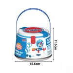 Set de Juego de Equipo Médico en Cubeta con Accesorios Multicolor