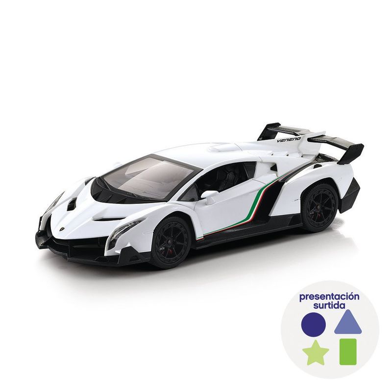 Auto a Control Remoto Lamborghini Veneno Escala 1:14 Radio Control Colores Surtidos