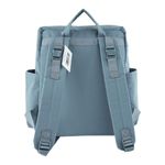 Pañalera Tipo Mochila con Múltiples Compartimentos Color Celeste