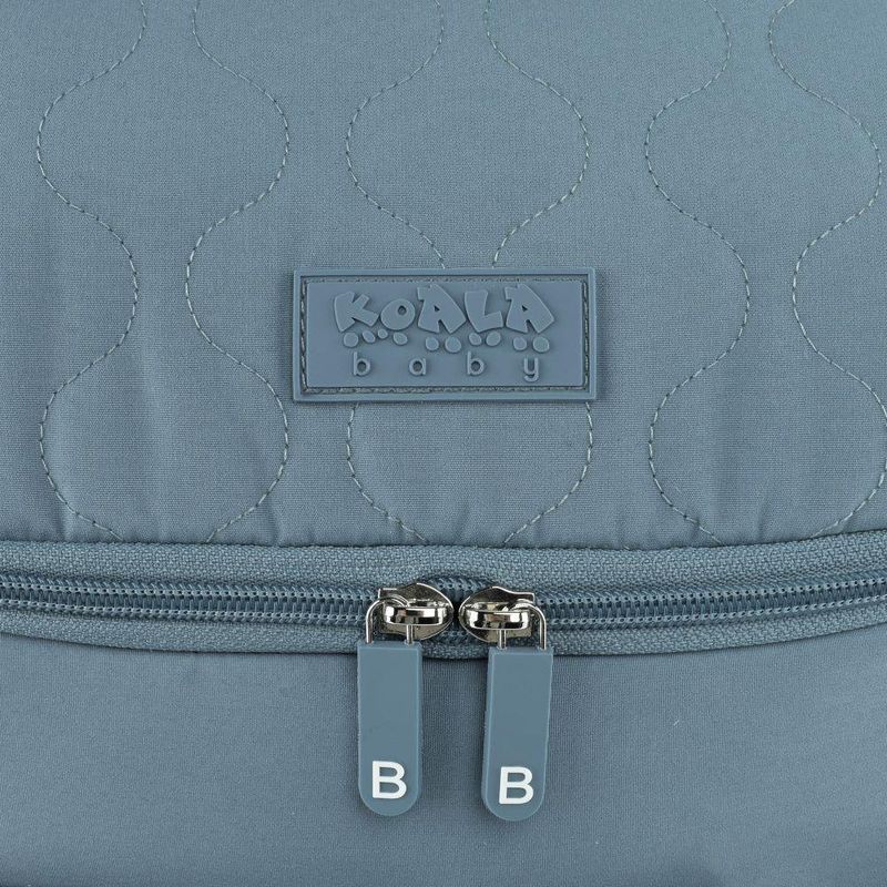 Pañalera Tipo Mochila con Múltiples Compartimentos Color Celeste