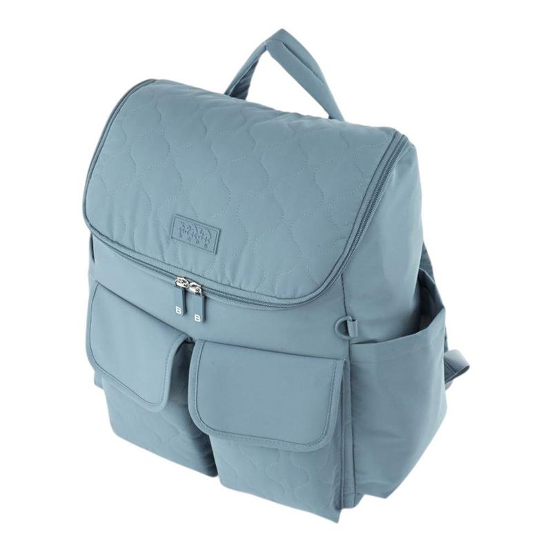 Pañalera Tipo Mochila con Múltiples Compartimentos Color Celeste
