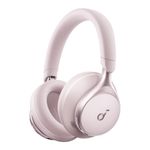 Audífonos Inalámbricos Over-Ear con Cancelación de Ruido y Bluetooth en Color Rosado