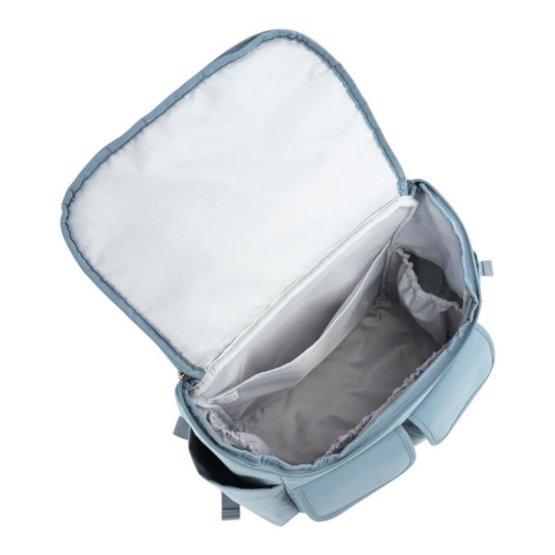 Pañalera Tipo Mochila con Múltiples Compartimentos Color Celeste