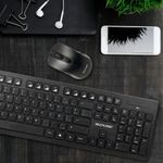 Combo Inalámbrico de Teclado y Mouse 2 en 1 USB para Computadora