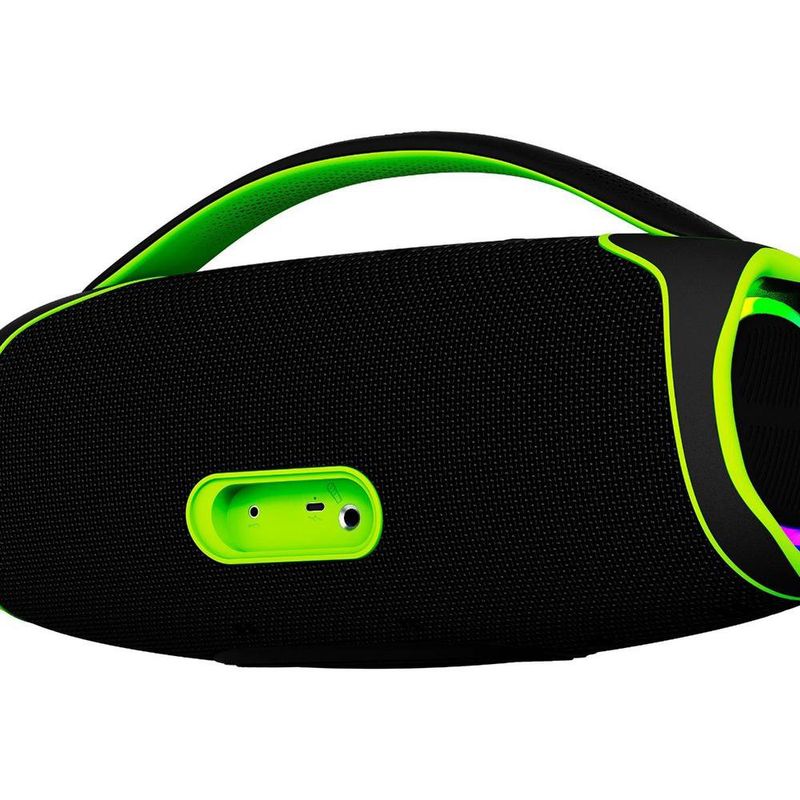 Bocina Portátil RGB Bluetooth Waverider Pro 60 W en Color Negro